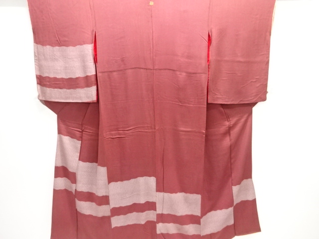 JAPANESE KIMONO / ANTIQUE KIMONO / TAISHO ROMAN STYLE / KINSHA / STRIPE